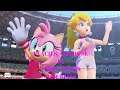 Mario & Sonic Tokyo 2020 - Peach & Amy Rose in 🏓 Table Tennis 🏓 (Doubles)