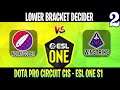 NoPangolier vs Winstrike Game 2 | Bo3 | Lower Bracket ESL One Decider CIS Dota Pro Circuit 2021
