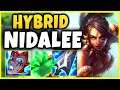 This *NEW* Hybrid Nidalee Top Build Is the GO TO In Season 12! CRAZY DAMAGE!
