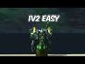 1v2 EASY - Survival Hunter 2v2 Arena - WoW BFA 8.3