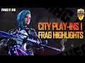 FFCO City Play-Ins 1 Frag Highlights | Free Fire City Open
