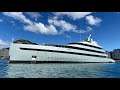 SAVANNAH, The elegant 81m FEADSHIP built Superyacht docking in Gibraltar