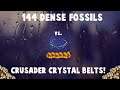 144x Dense Fossils vs. CRUSADER CRYSTAL BELTS! π₯ (Path of Exile Crafting/Gambling)