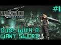 Dude with Giant Sword - Final Fantasy VII Remake #1 (PS4, 2020)