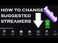 How to change your suggested streamers on Twitch