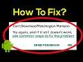 How To Fix Can't Download Matchington Manision Error On Google Play Store Problem Solved