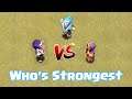 ICE WIZARD VS PARTY WIZARD VS WIZARD | WHO's STRONGEST | CLASH OF CLANS |