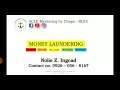 Money Laundering (Placement, Layering, and Integration) - Nolie Z. Ingcad (Chapopoy)