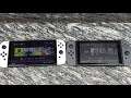 Switch Oled Vs Original Nintendo Switch Outdoor Test Max Sceen Brightness