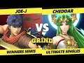 The Grind 118 Winners Semis - Joe-J (Ike, Diddy) Vs. Cheddar (Palutena, Roy) Smash Ultimate - SSBU