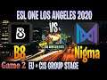 B8 vs Nigma Game 2 | Bo3 | Group Stage EU + CIS ESL ONE LOS ANGELES | DOTA 2 LIVE
