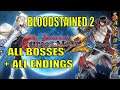 BLOODSTAINED 2 CURSE OF THE MOON 2 | ALL BOSSES + ALL ENDINGS