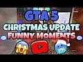 Christmas Update In Gta 5 Funny Moments... Crazy Apc Tank Glitch!