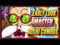 DBFZ ➤  New Master Roshi BnB and Advanced Combos Performed By XOver  [ Dragon Ball FighterZ ]