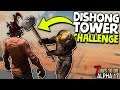 EXPLODING ZOMBIE HEADS! Dishong Tower Challenge #11 | 7 Days to Die (Alpha 17)