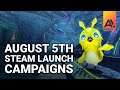 New Campaigns for August 5th on PSO2 + Steam Launch