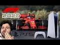 Playing F1 2020 on PS5 Ferrari Melbourne GP Race - 50% Gameplay ITA Live 2021 New