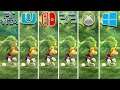 Rayman Legends (2013) PC vs PS3 vs PS Vita vs Xbox 360 vs Wii U vs Nintendo Switch