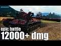 12000 dmg M48A5 Patton World of Tanks