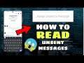 Paano BASAHIN ang DELETED MESSAGES sa MESSENGER (Removed/Unsent Messages) 2021