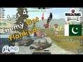 Pakistani Guy Play World of Tanks | WoT Blitz | 1 Vs 4 Flank