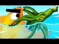 PEZ MUTANTE VS. KRAKEN GIGANTE!!! π¨π₯