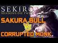 SEKIRO BOSS VS. BOSS - Corrupted Monk VS. Sakura Bull!