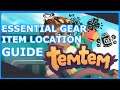 TEMTEM GEAR LOCATION GUIDE - Locations of Cowards Cloak, Clover, Lure, and Proteins! Early Access