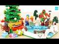 レゴ シーズナル アイススケートリンク クリスマスツリー  40338 40416 ／ LEGO Seasonal 2Sets Speed Build & Review