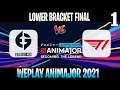 EG vs T1 Game 1 | Bo3 | Lower Bracket Final WePlay AniMajor DPC 2021 | DOTA 2 LIVE
