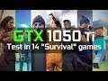 GTX 1050 Ti Test In 14 "Survival" Games | Optimal Settings (DayZ,Rust,SCUM,No Man's Sky...)