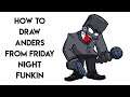 HOW TO DRAW ANDERS FROM FRIDAY NIGHT FUNKIN STEP BY STEP