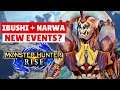 Monster Hunter Rise IBUSHI NARWA NEW EVENT GAMEPLAY TRAILER REVEAL モンスターハンターライズ イブシマキヒコ + ナルハタタヒメ