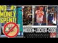 NO MONEY SPENT MYTEAM SERIES #7 - HIDDEN LOCKER CODE- NEW CHALLENGE FOR FREE MT! (NBA 2K20 MYTEAM)