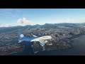 PAN AM A320 - flying over Waikiki Beach Honolulu [HI] - MS Flight Simulator