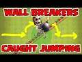 CLASH OF CLANS FIRST - WALL BREAKERS TAKE JUMP SPELL - CAUGHT ON VIDEO!