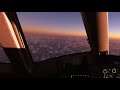 Cockpit Lufthansa Cargo 777F Sunrise Takeoff at Austin [Texas] - MS Flight Simulator