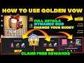 Dynamic Duo Event Free Fire || How To Use Golden Vow In Free Fire || Free Fire New Event