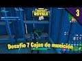 Fortnite #3 - 7 cajas de munición en un mapa | Gameplay Español