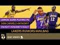 Lakers Rumors: Dwight Howard’s Role, LeBron James At Point Guard & Signing Carmelo Anthony | Mailbag