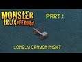Monster Trux Offroad Wii #1 | Lonely Canyon Night RACE