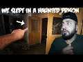 WE SLEPT IN A HAUNTED ABANDONED PRISON!