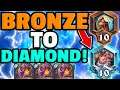 Bronze To Diamond! | 15 CARD MILL Updated Tickatus Warlock! | Darkmoon Faire Hearthstone