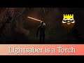Lightsaber is a Torch