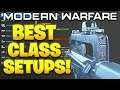 MODERN WARFARE BEST CLASS SETUPS! COD MODERN WARFARE CLASS SETUPS , BEST PERKS , MW BEST GUNS & MORE