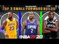 *NEW* THE TOP 3 Most OP SMALL FORWARD Builds In NBA 2K20! BEST SMALL FORWARD BUILDS AFTER PATCH 12!