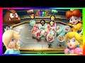 Super Mario Party Minigames #268 Peach vs Daisy vs Goomba vs Rosalina