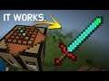 Working 5x5 Crafting Table with Command Blocks!! - Minecraft PE 1.7