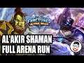 Al'Akir Shaman Full Arena Run | Fractured in Alterac Valley | Hearthstone