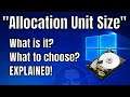 Allocation Unit Size Explained - What You Should Set the Allocation Unit Size to When Formatting